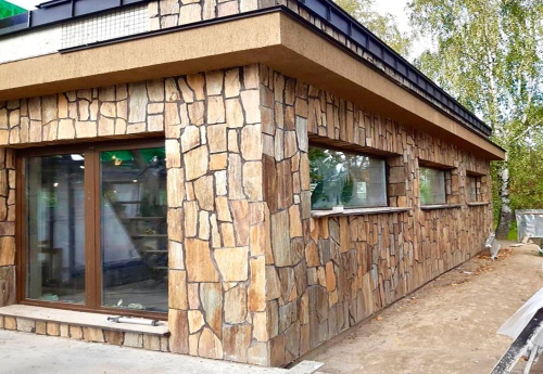 Плитняк кора дерева для фасада купить в Звенигороде