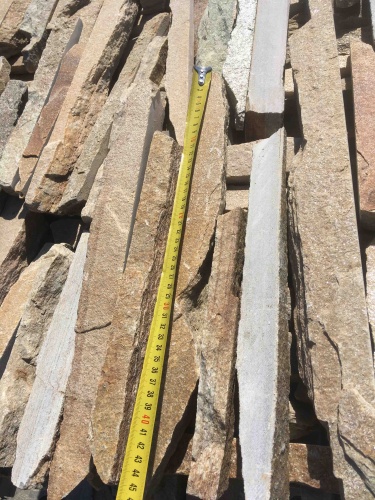 Горбушка златолит золотистый для облицовки купить в Звенигороде