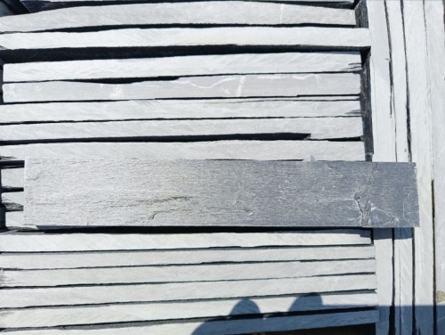 Плитка чёрная из натурального камня фасадная 30 см * 5 см, толщина 7 мм -30 мм купить в Звенигороде