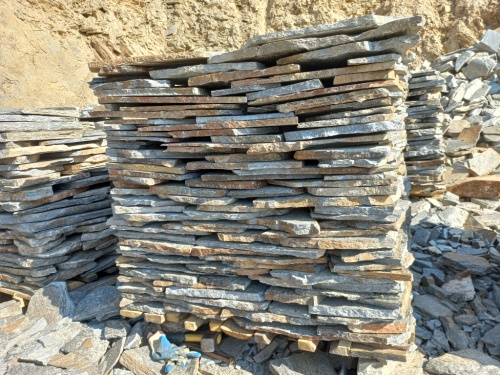 Плитняк серицит облицовочный 10-20мм купить в Звенигороде